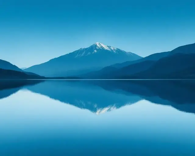 Calm lake representing enlarged prostate assessment