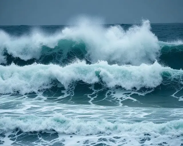 Stormy water representing overactive bladder symptoms